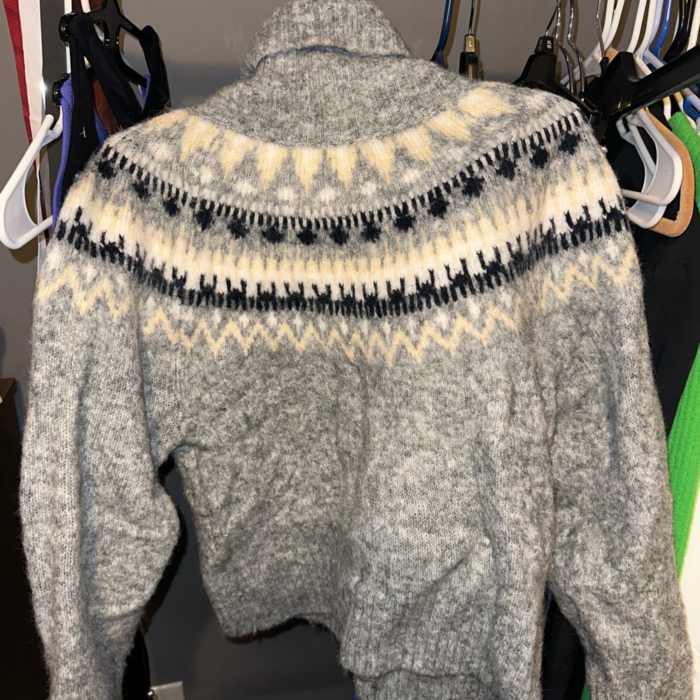 H&M Grey Turtle Neck Sweater